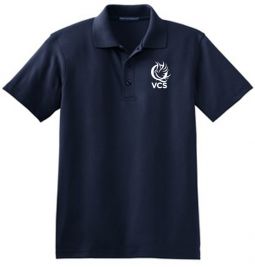 Men's Silk Touch Interlock Polo, Navy